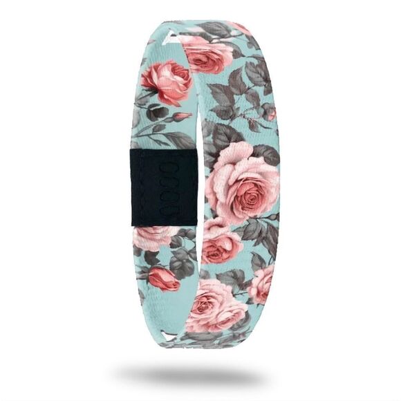 ZOX "THORNS AND ALL" #679 FLORAL ROSE BLOG POSITIVE AFFIRMATIONS WRISTBAND - Picture 7 of 9